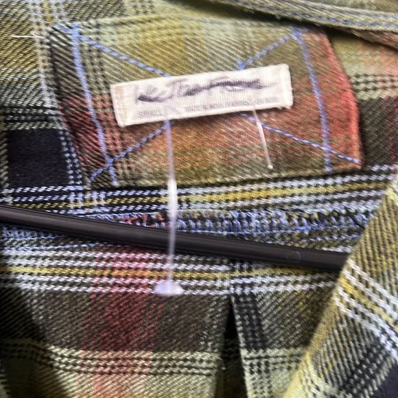 We The Free Izzy Multicolor Plaid Flannel Button Down Shirt - Picture 4 of 11